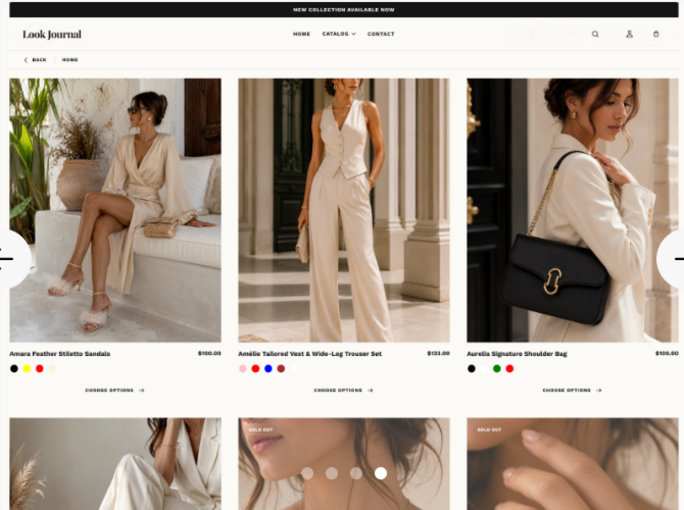 Look Journal fashion product collection